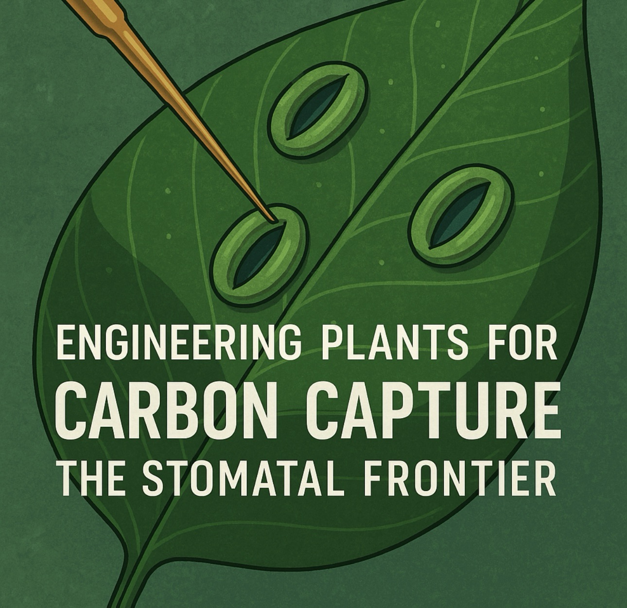 Engineering Plants for Carbon Capture: The Stomatal Frontier