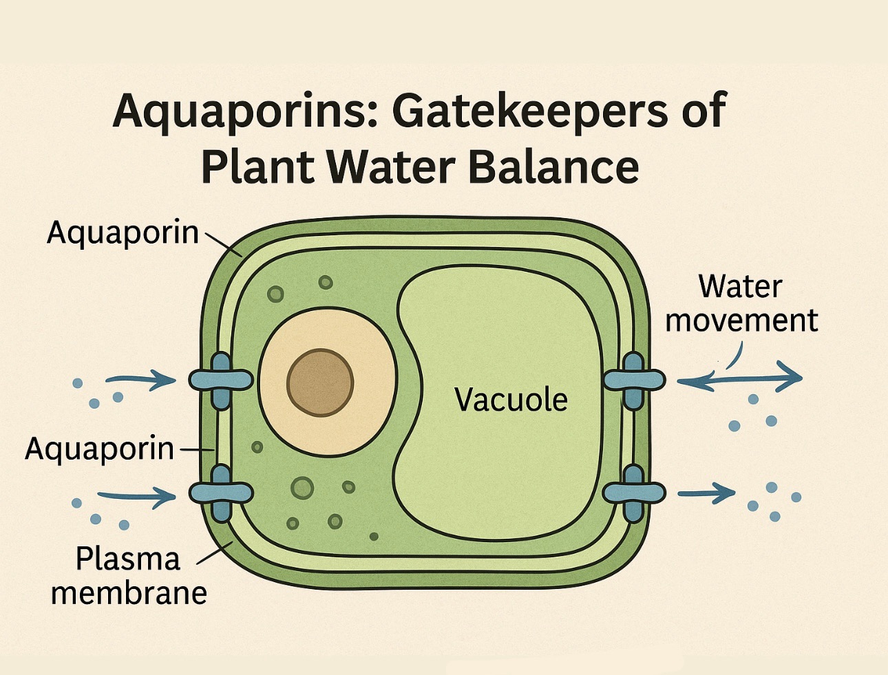 Aquaporins: Gatekeepers of Plant Water Balance