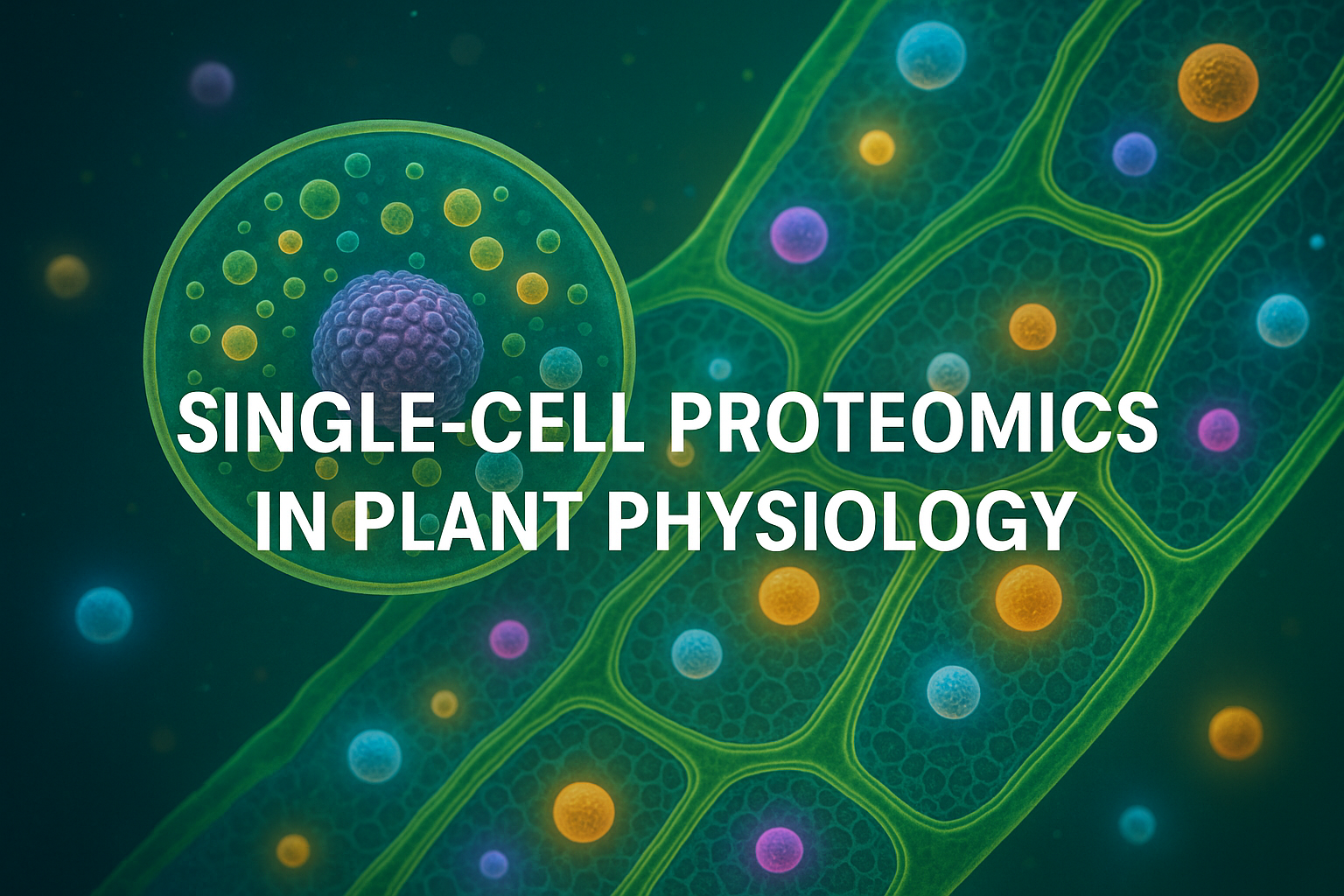 Single-Cell Proteomics in Plant Physiology