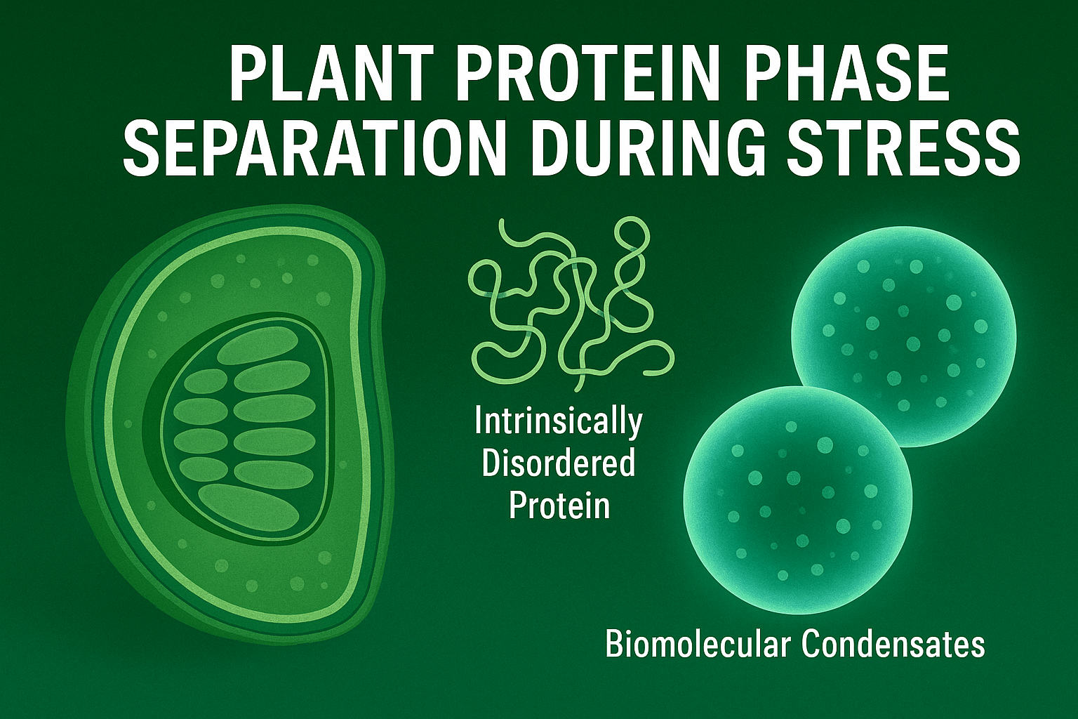 Plant Protein Phase Separation and Liquid Defences During Stress