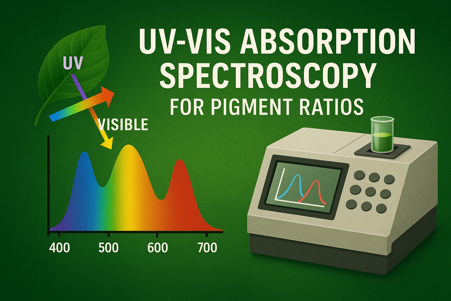 UV–Vis Absorption Spectroscopy for Pigment Ratios