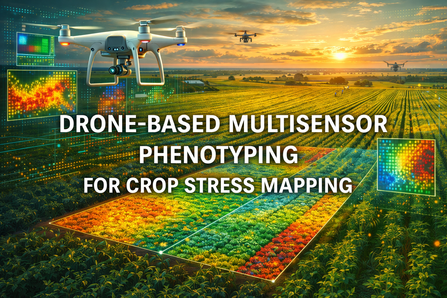 Drone-Based Multisensor Phenotyping for Crop Stress Mapping