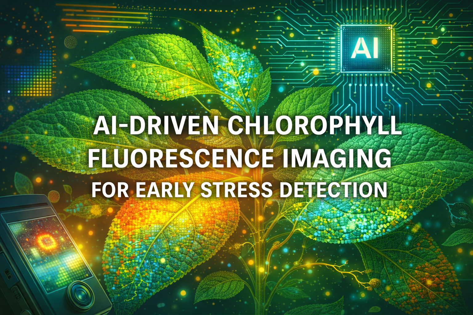 AI-Driven Chlorophyll Fluorescence Imaging for Early Stress Detection