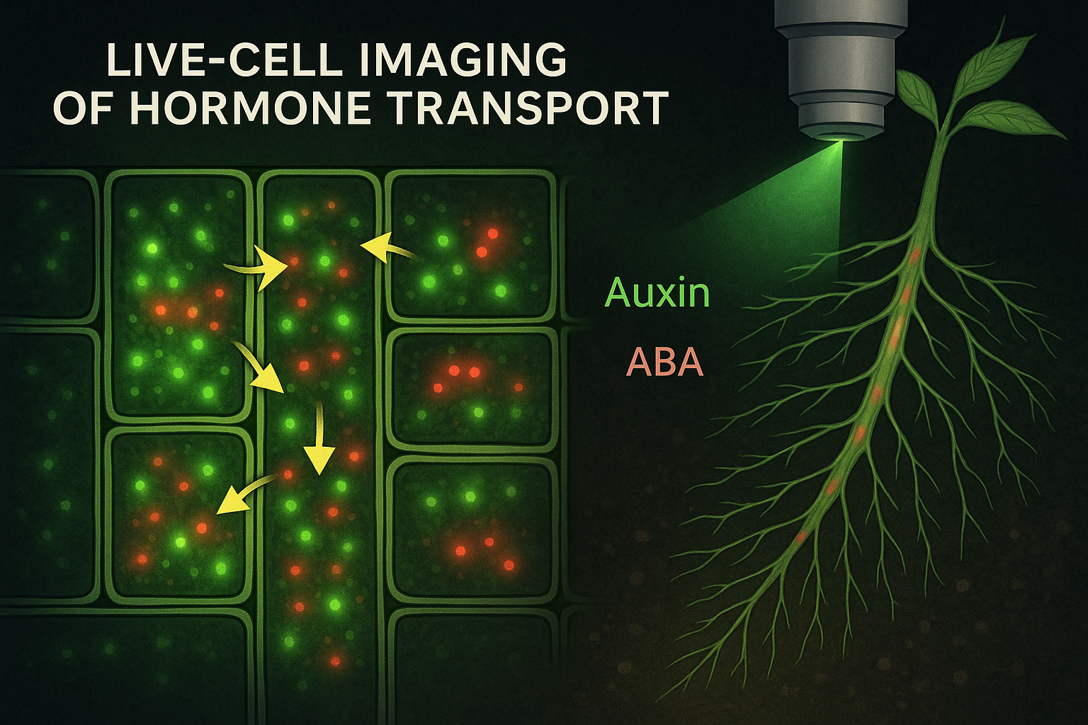 Live-Cell Imaging of Hormone Transport
